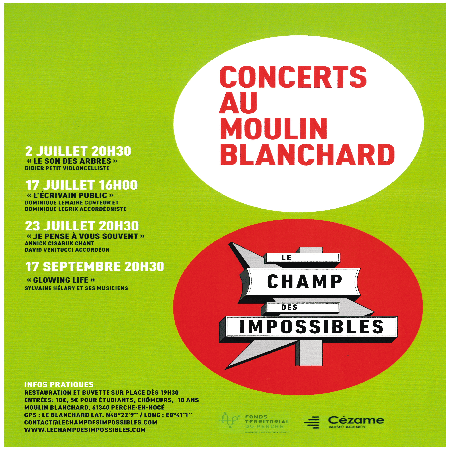 Concerts au Moulin Blanchard