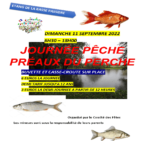 Journée pêche organisée par le Comité des Fêtes de Préaux