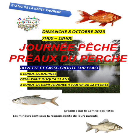 Journée pêche organisée par le Comité des fêtes de Préaux